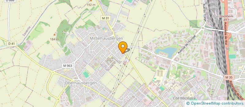 localisation de l'entreprise SCI RIETH  MITTELHAUSBERGEN