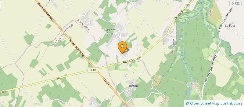 localisation de l'entreprise SCI RIEU FAMILY'S  ROMEGOUX