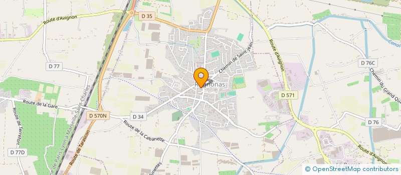 localisation de l'entreprise SCI RIEU LOCATIONS  ROGNONAS