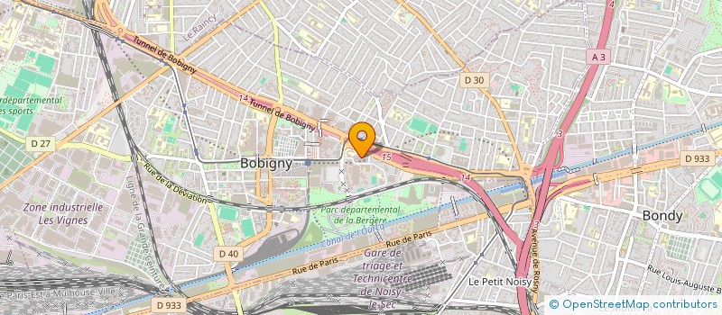 localisation de l'entreprise SCI RIEUL GENERATION  BOBIGNY