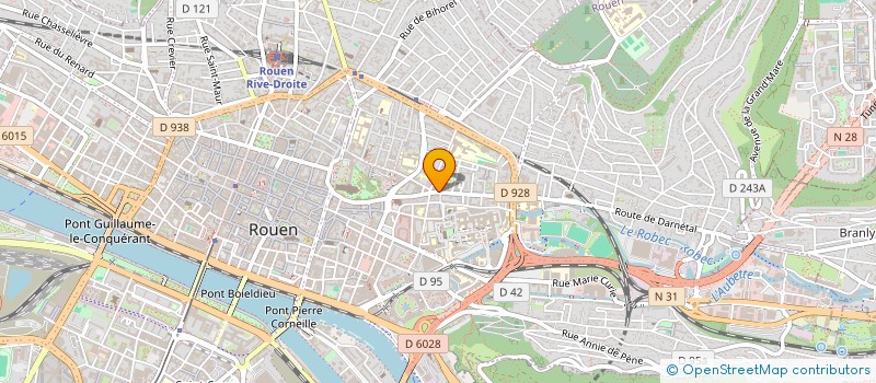 localisation de l'entreprise SCI RIF  ROUEN