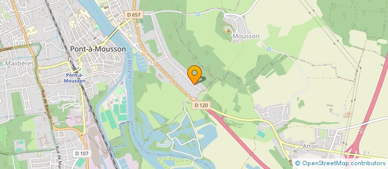 localisation de l'entreprise SCI RIFFAULT EGUETHER  PONT-A-MOUSSON