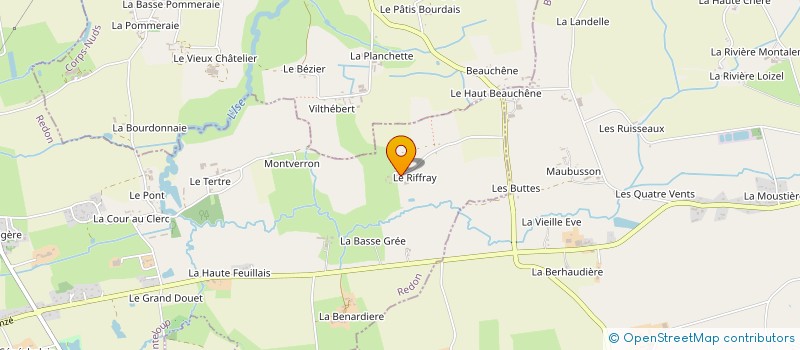 localisation de l'entreprise SCI RIFFRAY ACCUEIL  CHANTELOUP