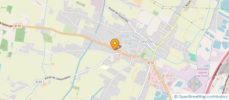 localisation de l'entreprise SCI RIFI  SEYSSES