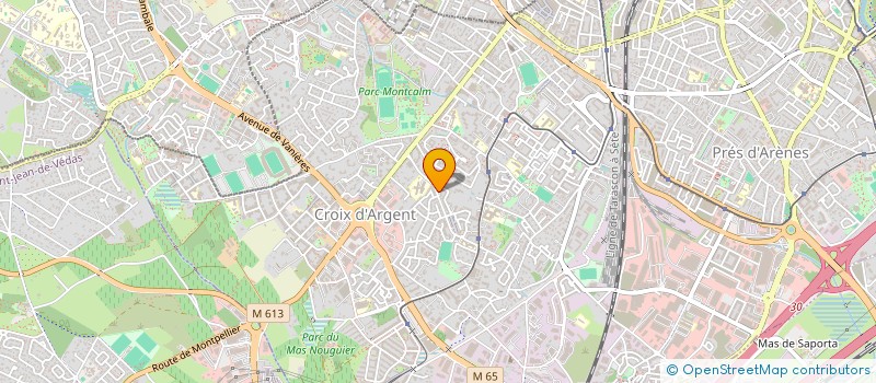 localisation de l'entreprise SCI RIFIMMO à MONTPELLIER