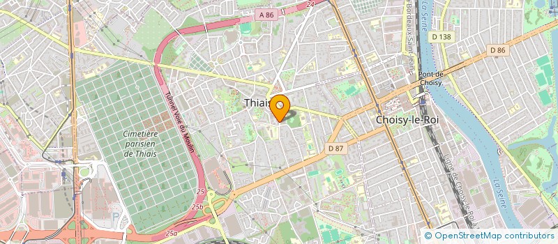 localisation de l'entreprise SCI RIFQUI  THIAIS