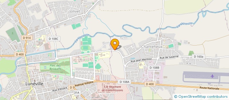 localisation de l'entreprise SCI RIGA  CHANTEHEUX