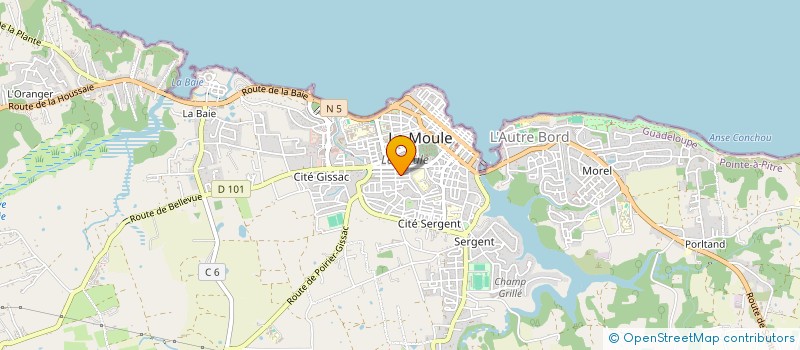localisation de l'entreprise SCI RIGA LOC  LE MOULE