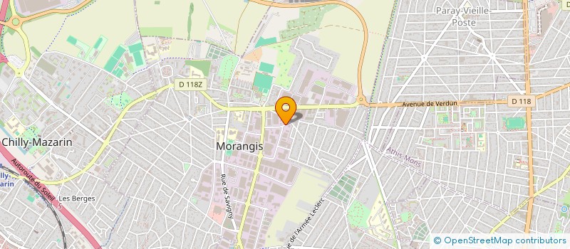 localisation de l'entreprise SCI RIGAILLOU  MORANGIS