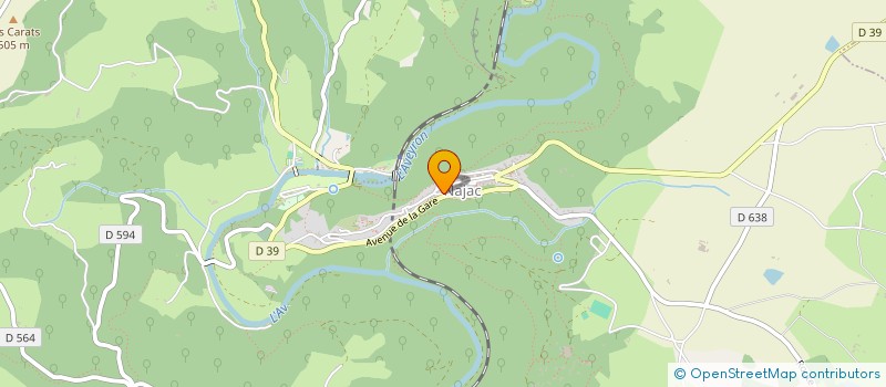 localisation de l'entreprise SCI RIGAL  NAJAC