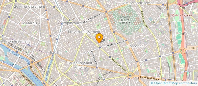 localisation de l'entreprise SCI RIGAL-DELON  PARIS