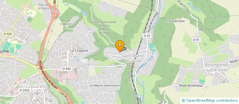 localisation de l'entreprise SCI RIGAL ET BAREGE à SAINT-MARTIN-DU-VIVIER