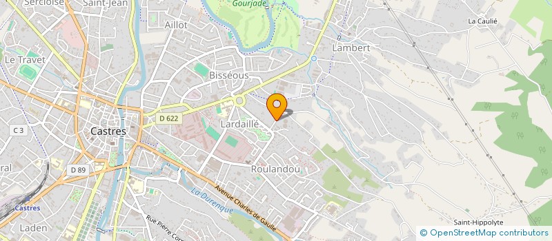 localisation de l'entreprise SCI RIGAL GARDEY  CASTRES