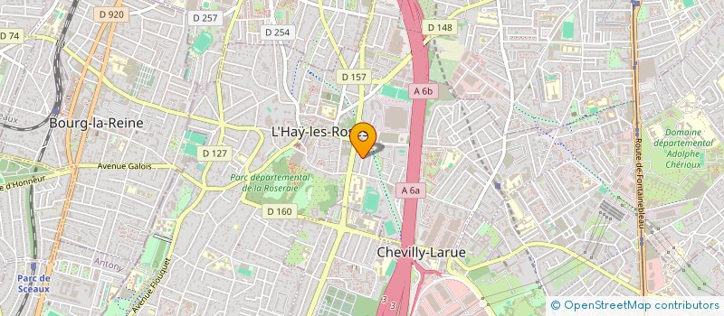 localisation de l'entreprise SCI RIGAUDEAU  L'HAY-LES-ROSES