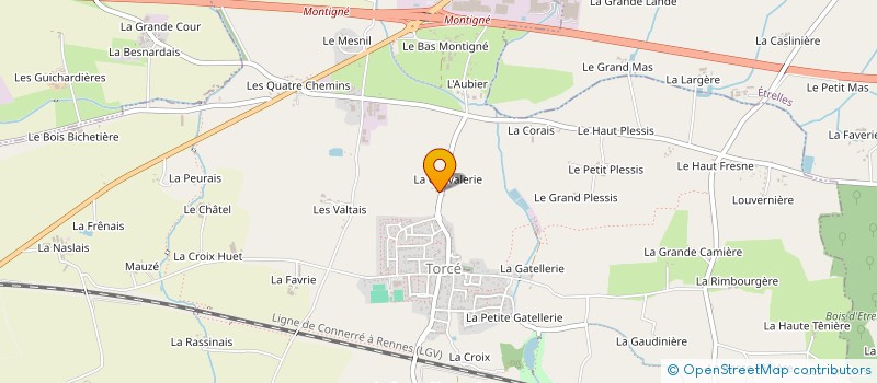 localisation de l'entreprise SCI RIGAULT BLANDEAU  TORCE