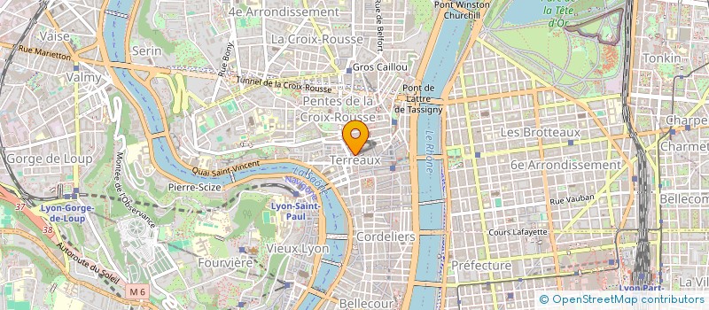 localisation de l'entreprise SCI RIGEL  LYON 1ER