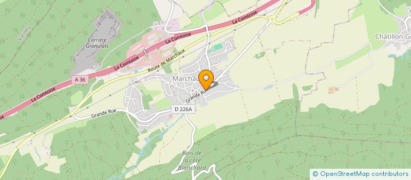 localisation de l'entreprise SCI RIGNEY  MARCHAUX-CHAUDEFONTAINE