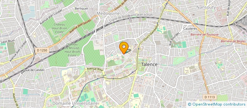 localisation de l'entreprise SCI RIGO & LOUPY  TALENCE