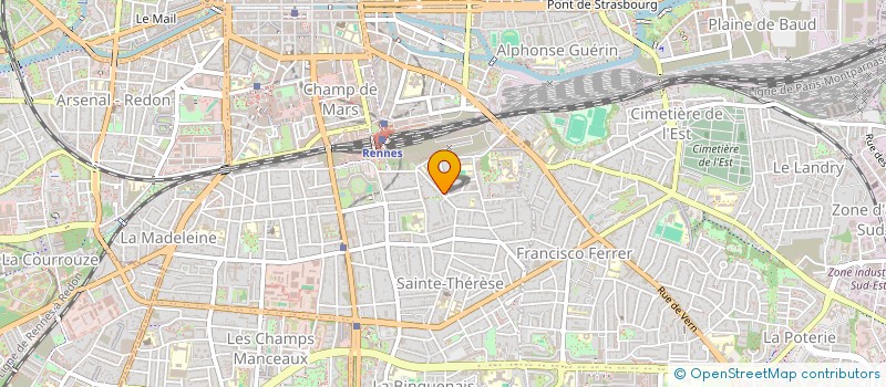 localisation de l'entreprise SCI RIGOINE  RENNES