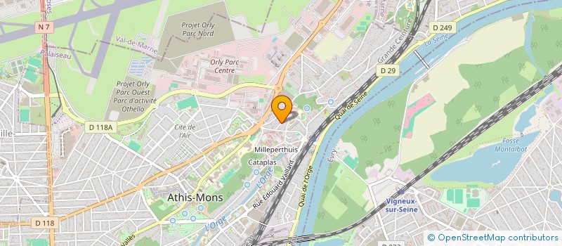 localisation de l'entreprise SCI RIGOLET à ATHIS-MONS