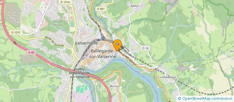 localisation de l'entreprise SCI RIGOLLET à VALSERHONE