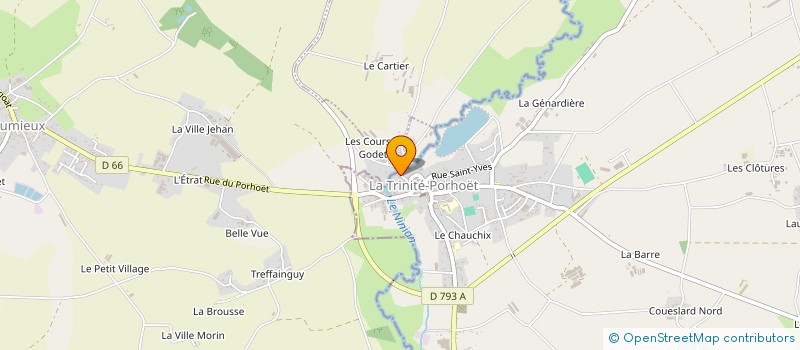 localisation de l'entreprise SCI RIGOLVAN  LA TRINITE-PORHOET