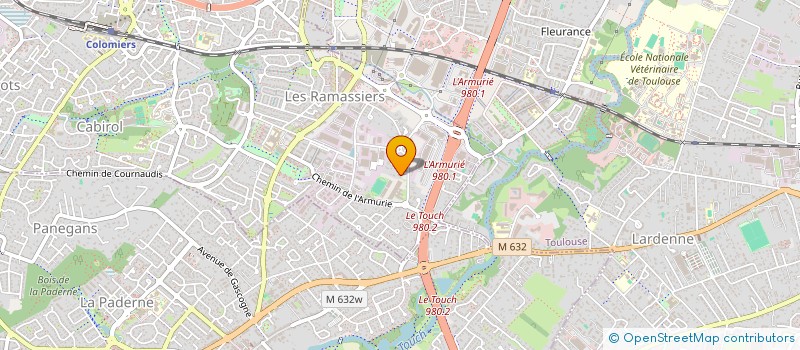 localisation de l'entreprise SCI RIGONI à COLOMIERS