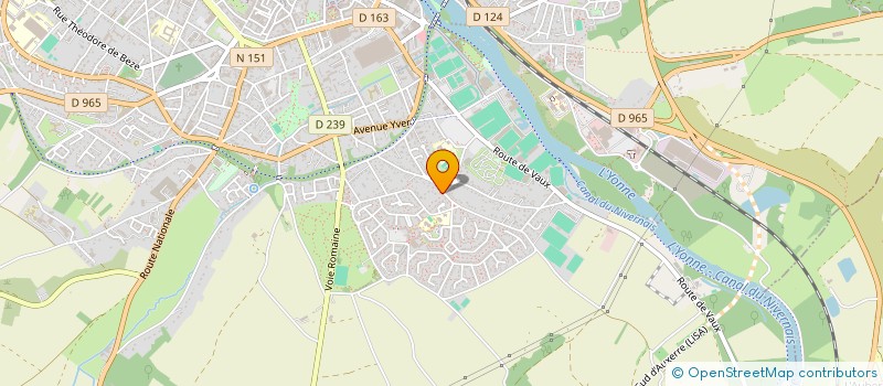 localisation de l'entreprise SCI RIGOUT-GOMES à AUXERRE