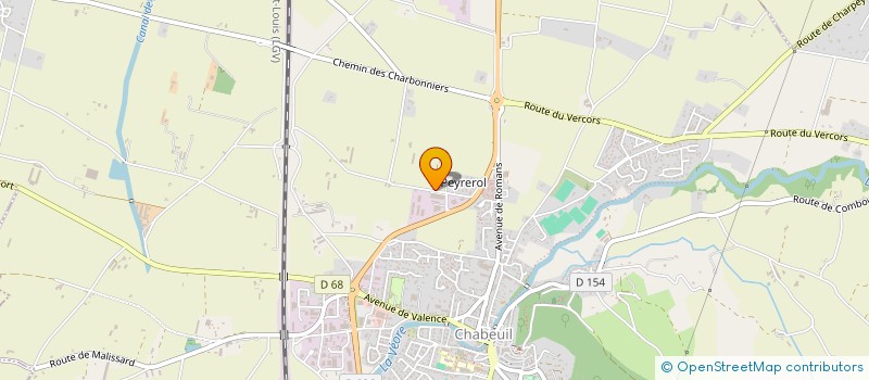 localisation de l'entreprise SCI RIGUET à CHABEUIL