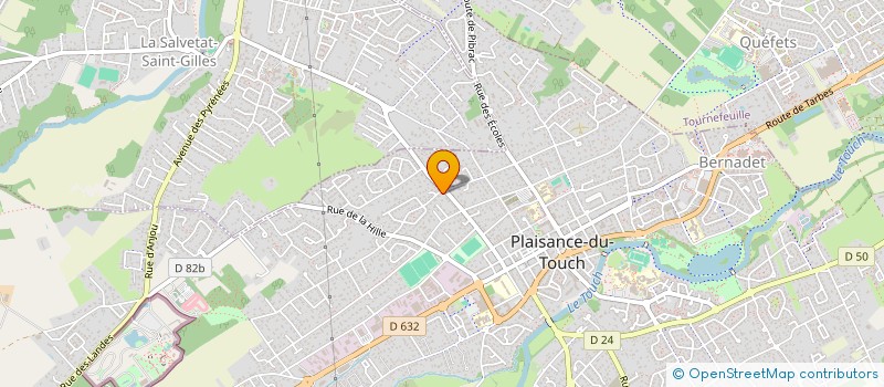 localisation de l'entreprise SCI RIHANI  PLAISANCE-DU-TOUCH