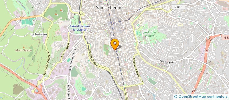 localisation de l'entreprise SCI RIHANNA  SAINT-ETIENNE