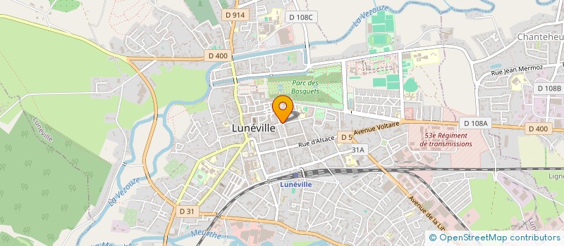 localisation de l'entreprise SCI RIHIVELI  LUNEVILLE