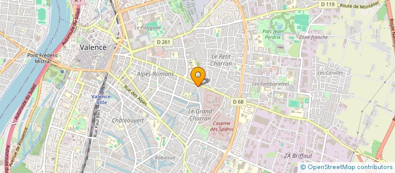 localisation de l'entreprise SCI RIJA à VALENCE