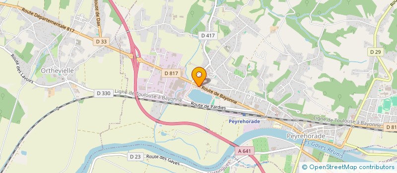 localisation de l'entreprise SCI RIKIEL  PEYREHORADE