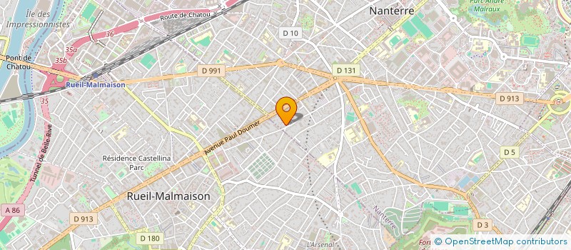 localisation de l'entreprise SCI RIKIKI  NANTERRE