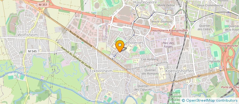 localisation de l'entreprise SCI RILAN  STRASBOURG