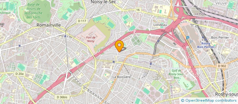 localisation de l'entreprise SCI RILES à NOISY-LE-SEC