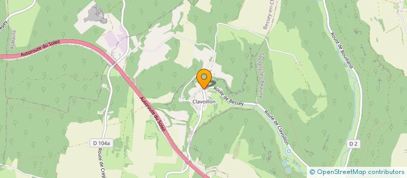 localisation de l'entreprise SCI RILNAEL  LA BUSSIERE-SUR-OUCHE