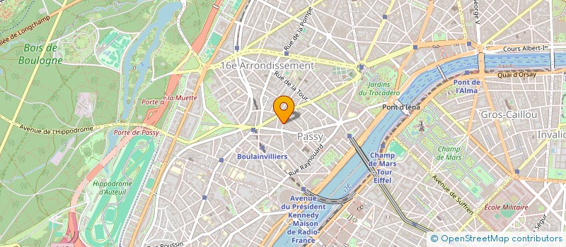 localisation de l'entreprise SCI RIM à PARIS