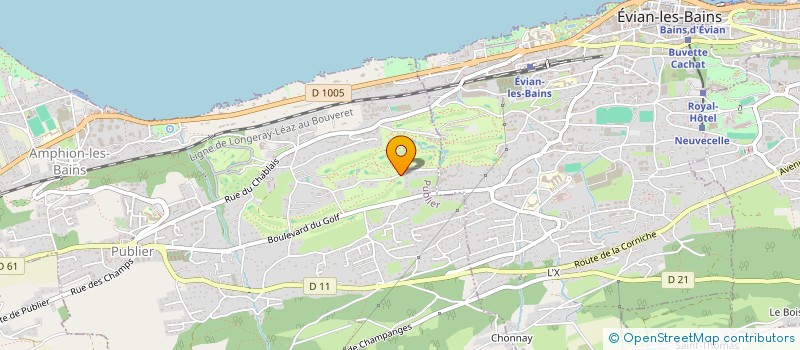 localisation de l'entreprise SCI RIM  PUBLIER