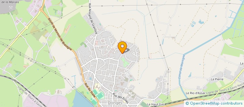 localisation de l'entreprise SCI RIMA  DONGES