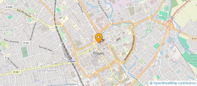 localisation de l'entreprise SCI RIMA à TROYES