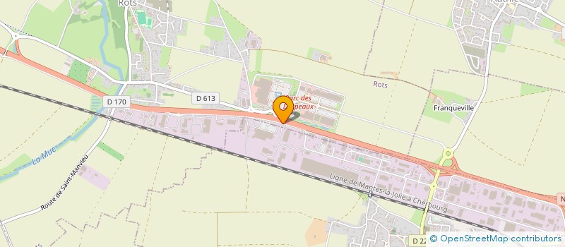 localisation de l'entreprise SCI RIMA  ROTS