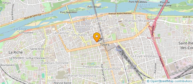 localisation de l'entreprise SCI RIMA  TOURS