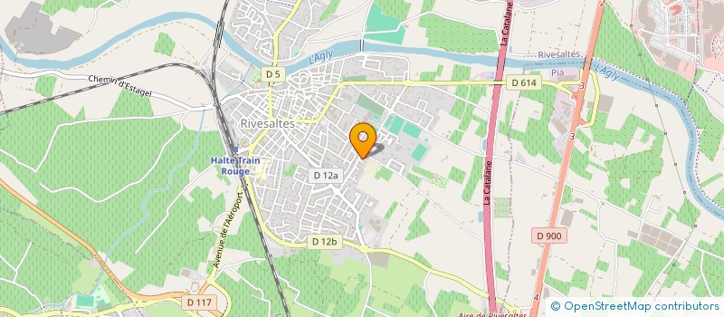 localisation de l'entreprise SCI RIMA  RIVESALTES