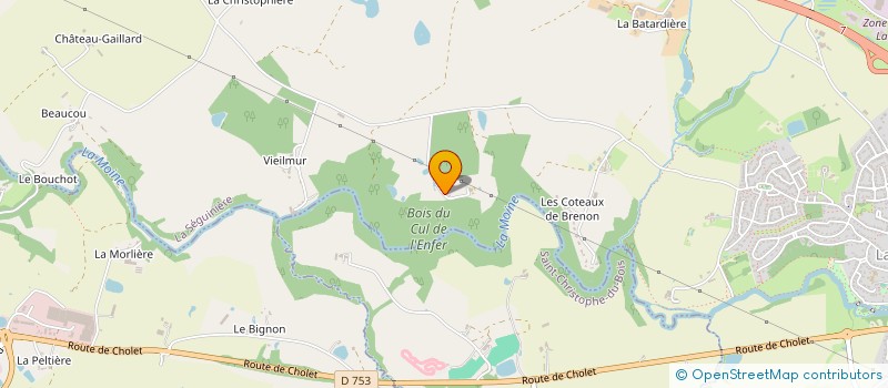 localisation de l'entreprise SCI RIMANON  LA SEGUINIERE