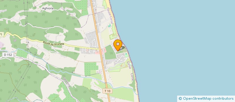 localisation de l'entreprise SCI RIMARI à CERVIONE