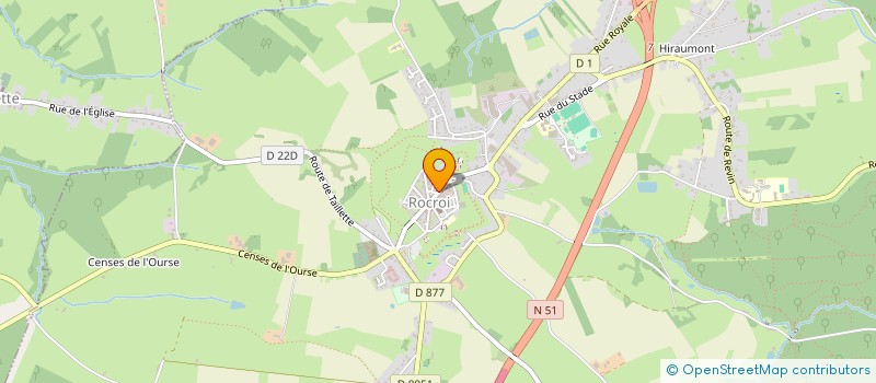localisation de l'entreprise SCI RIMBAUD  ROCROI