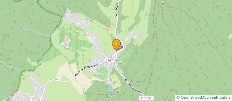 localisation de l'entreprise SCI RIMBAUD  OSENBACH