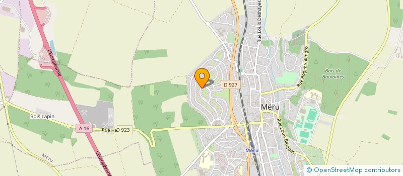 localisation de l'entreprise SCI RIMBAUD  MERU